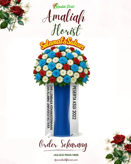 Standing Flowers Ballroom Wedding Bsd